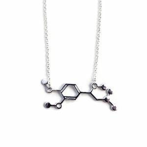 Adrenaline Molecule Necklace